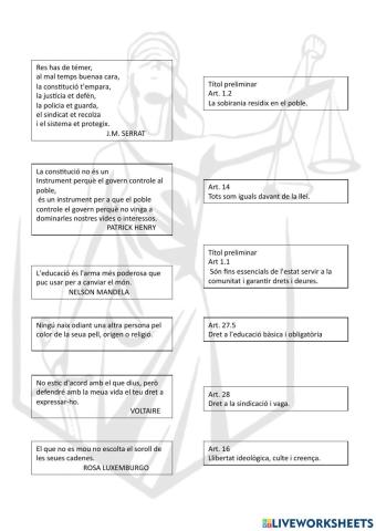 Cada ovella amb la seua parella