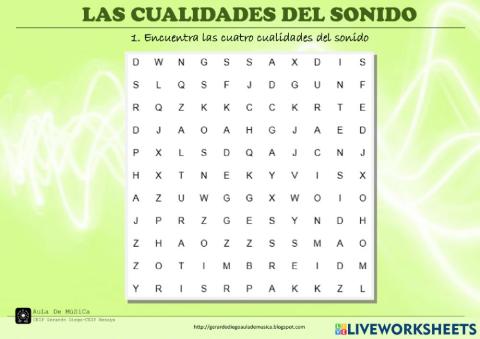 Las cualidades del sonido