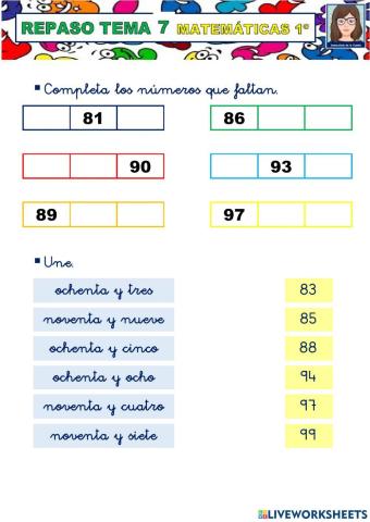 MATE 1º Repaso tema 7