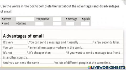 Emailing and texting grade 8