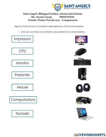 Partes de la computadora