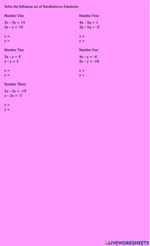 Simultaneous Subtration