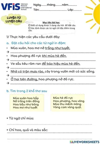 Vietnamese Week 23- LTLC