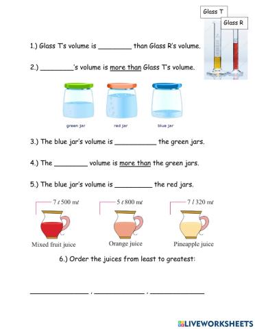 Comparing volume