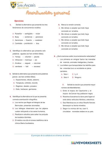 Acentuación general