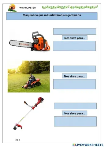 Maquinaria, para qué nos sirve