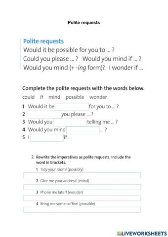 Polite requests