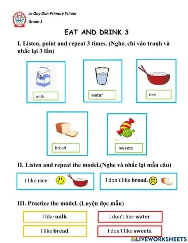 LW - Eat and drink 3
