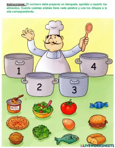 Segmentación Silábica: Ayudando al Cocinero