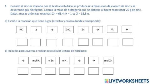 Estequiometría masa-masa