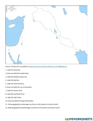 Geographic Features of Ancient Israel
