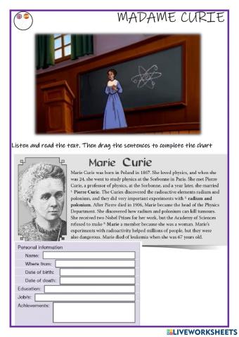 International Women's Day - Marie Curie