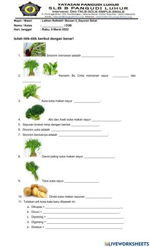 Latihan Bahasa-Bacaan 5