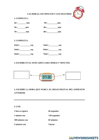 Unidades de medida de tiempo