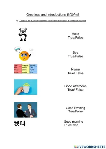 Greetings and Introduction