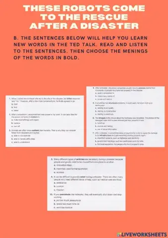 These robots come to the rescue after a disaster