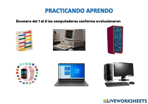 Evolución de computadoras