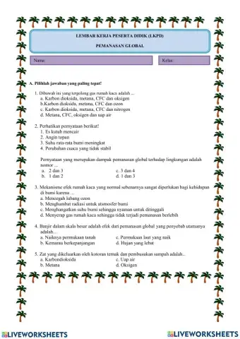 LKPD Pemanasan Global