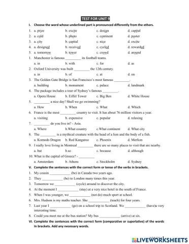 G6 U9 MLH Test for U9