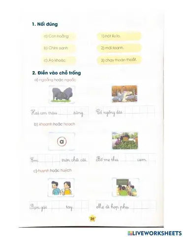 Tiếng Việt - Tuần 25 (phần 2)