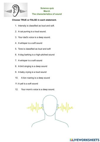 Science quiz sound