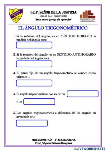 Ángulo Trigonométrico