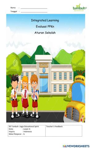 Integrated Learning-PPKn-Evaluasi Aturan di Sekolah-Pilihan Ganda