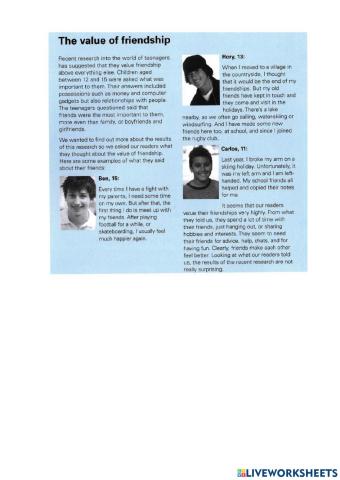 Multiple choice questions