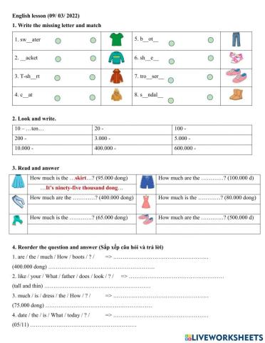 Group 3 - How much giá tiền