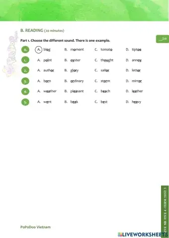 Give me five! 4 - Term test 3 - Reading&Writing
