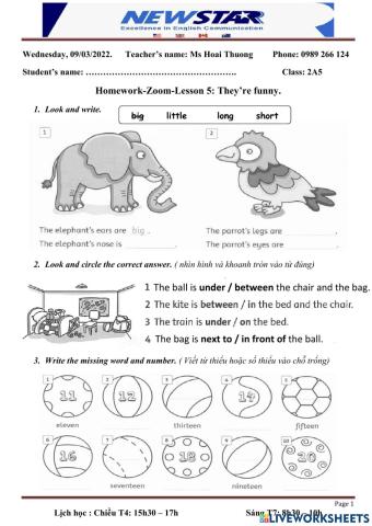 HW They're funny, G2