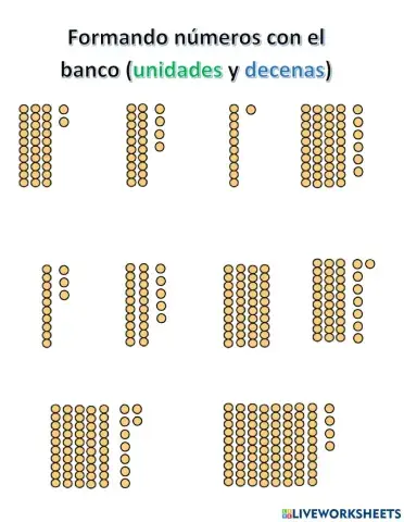 Formación de números hasta la decena