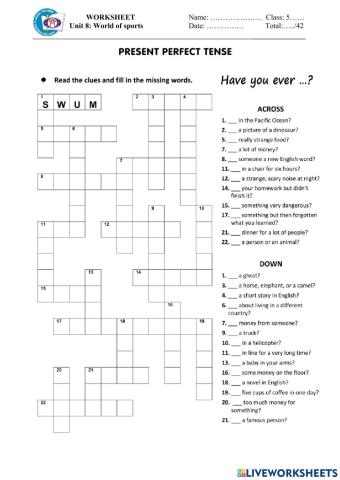 U8-CB3-PRESENT PERFECT