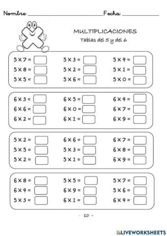 Multiplicaciones