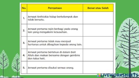 Latihan Agama Hal 103