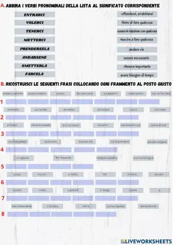 Alcuni Verbi Pronominali 1