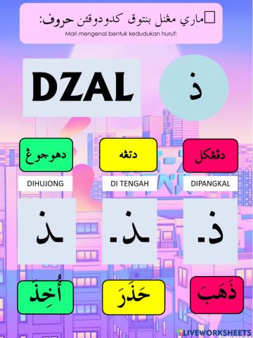 Mengenal huruf hijaiyyah bersambong