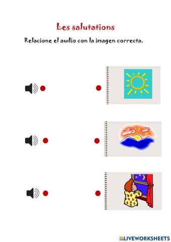 Les salutations