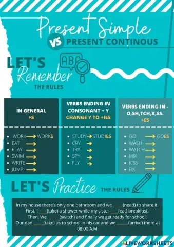 Present simple vs present continous