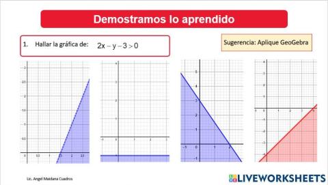 Gráfica de inecuaciones 1