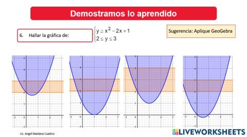 Gráfica de inecuaciones 6