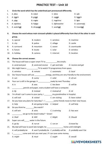E9 - FT - Unit test 10 - kho hon