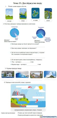 Діагностична робота 23 Досліджуємо воду