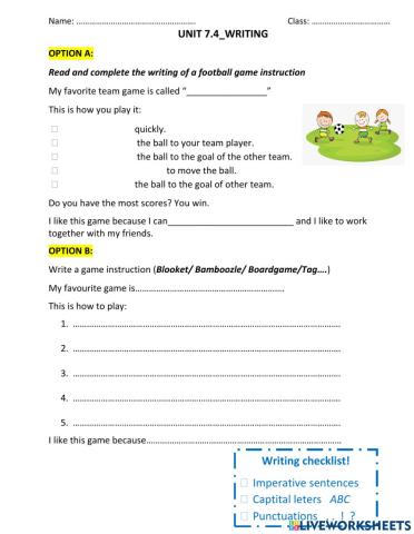 Gs2-U7.3-Write about it-group work