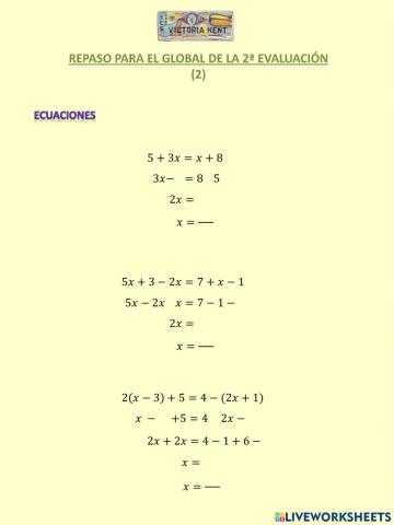 Recuperación de Matemáticas Repaso Global 2ª Eval (2)