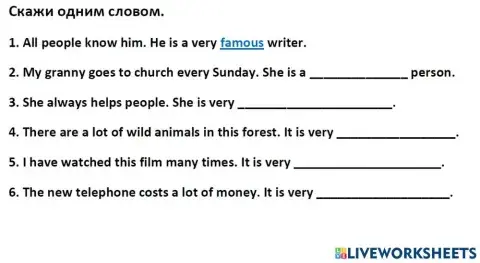 Wordformation Adjectives U8 L5