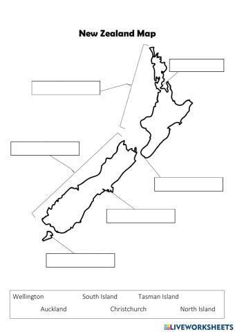 New Zealand Map