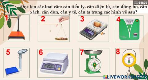 Các loại cân