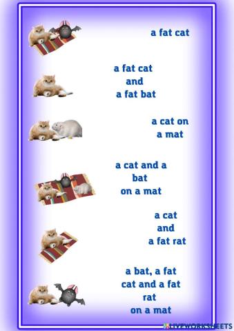 Reading CVC. Lesson 2-3