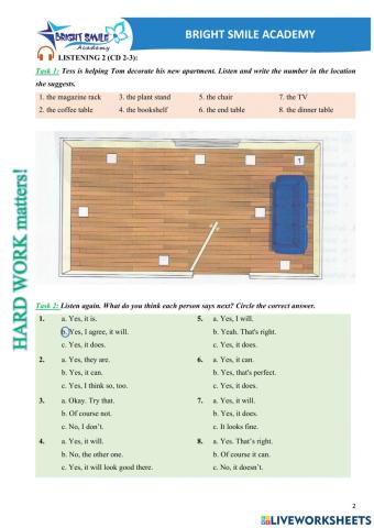 Tactics listening basic unit 9.2
